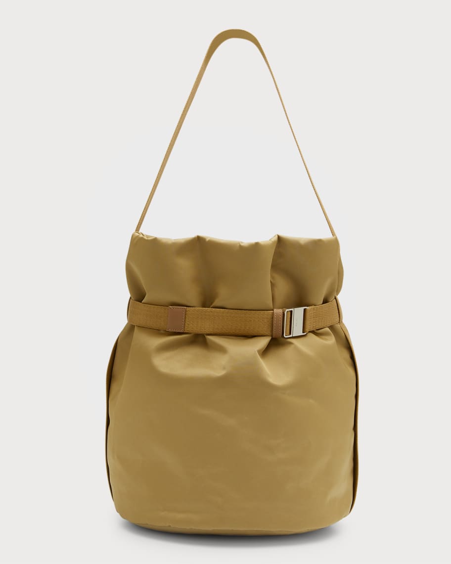THE ROW Sporty Leo Bucket Bag in Nylon | Neiman Marcus