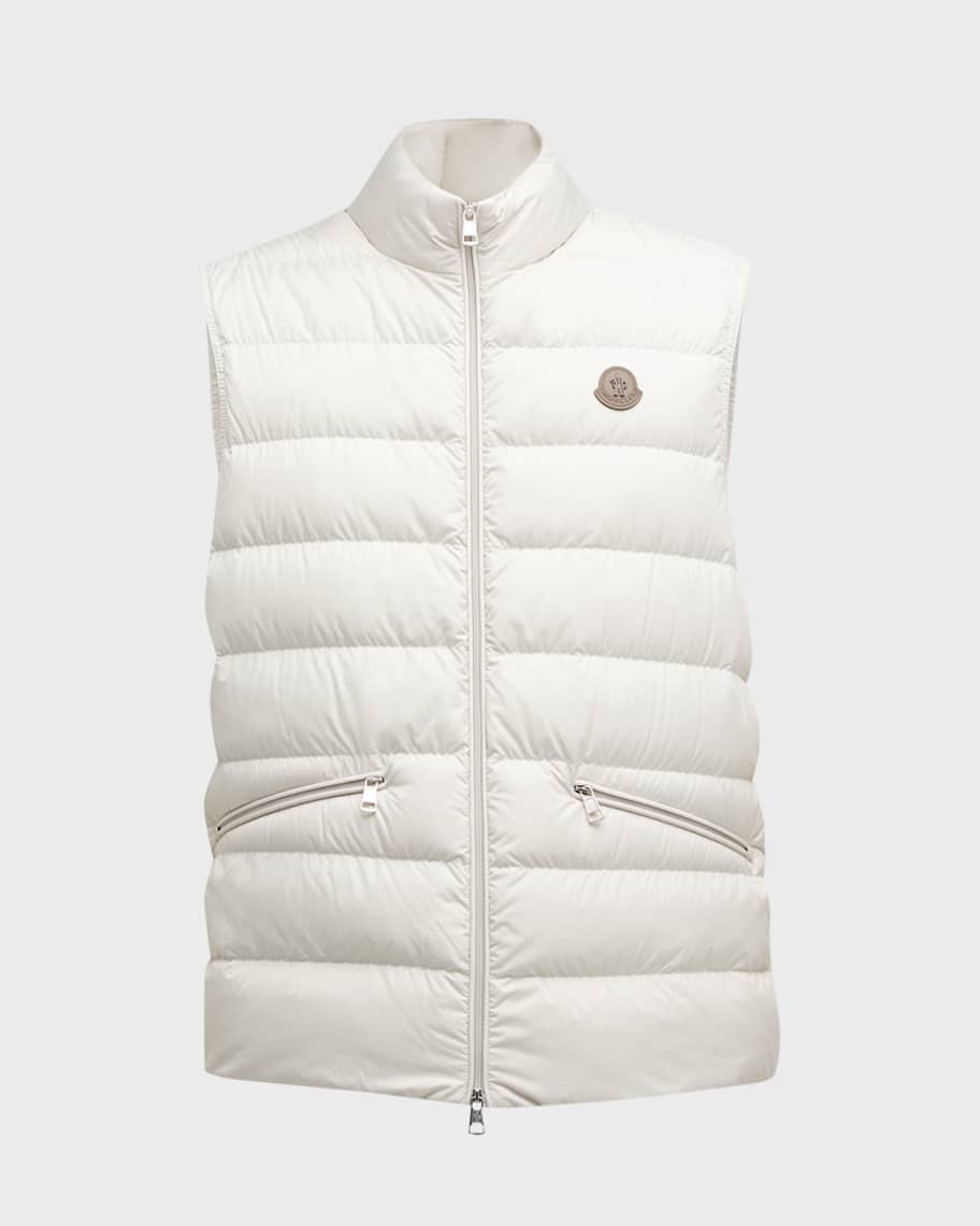 Moncler Men's Treompan Quilted Down Vest | Neiman Marcus