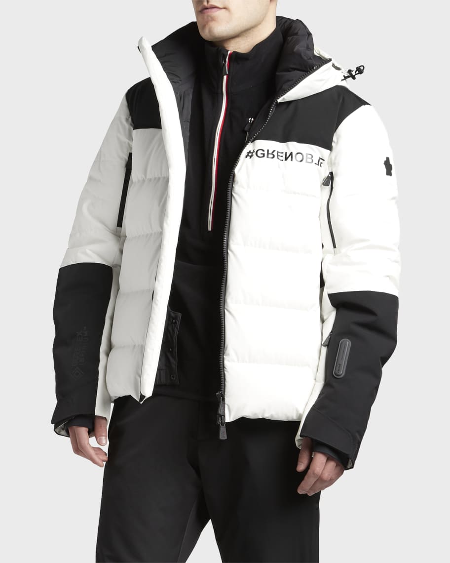 Moncler Grenoble Men's Montmiral Colorblock Jacket | Neiman Marcus