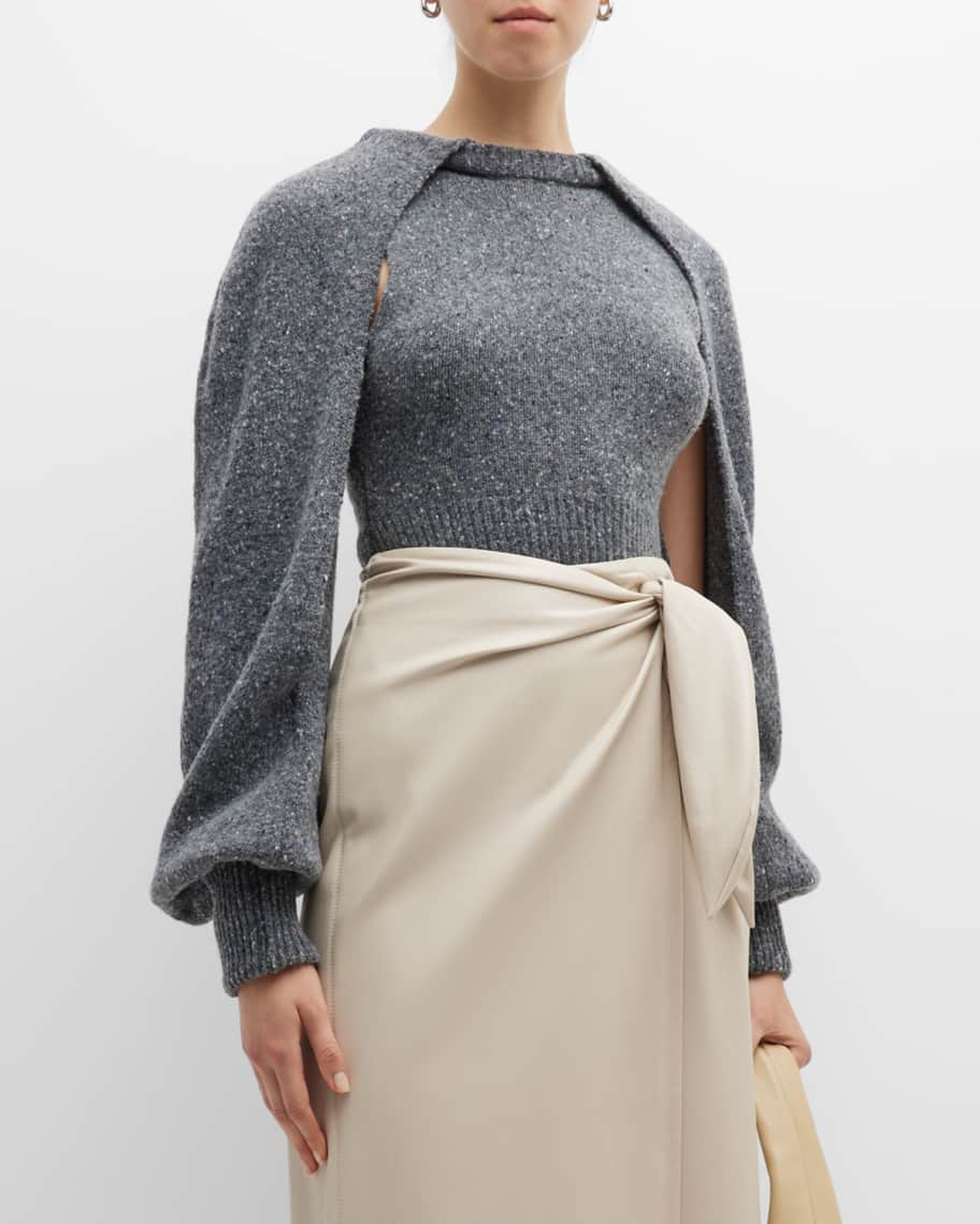Open arm sweater shop