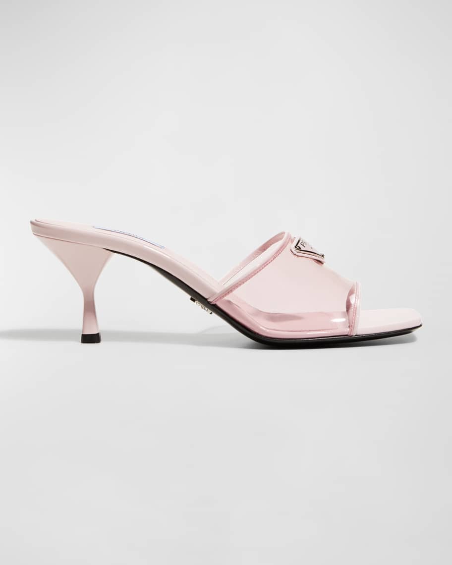 Prada patent mules with bow sale