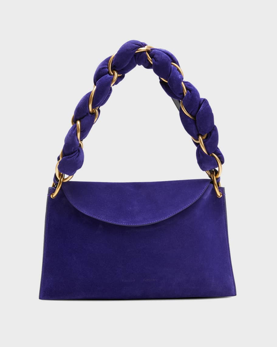 Proenza Schouler Braided Suede Chain Top-Handle Bag | Neiman Marcus