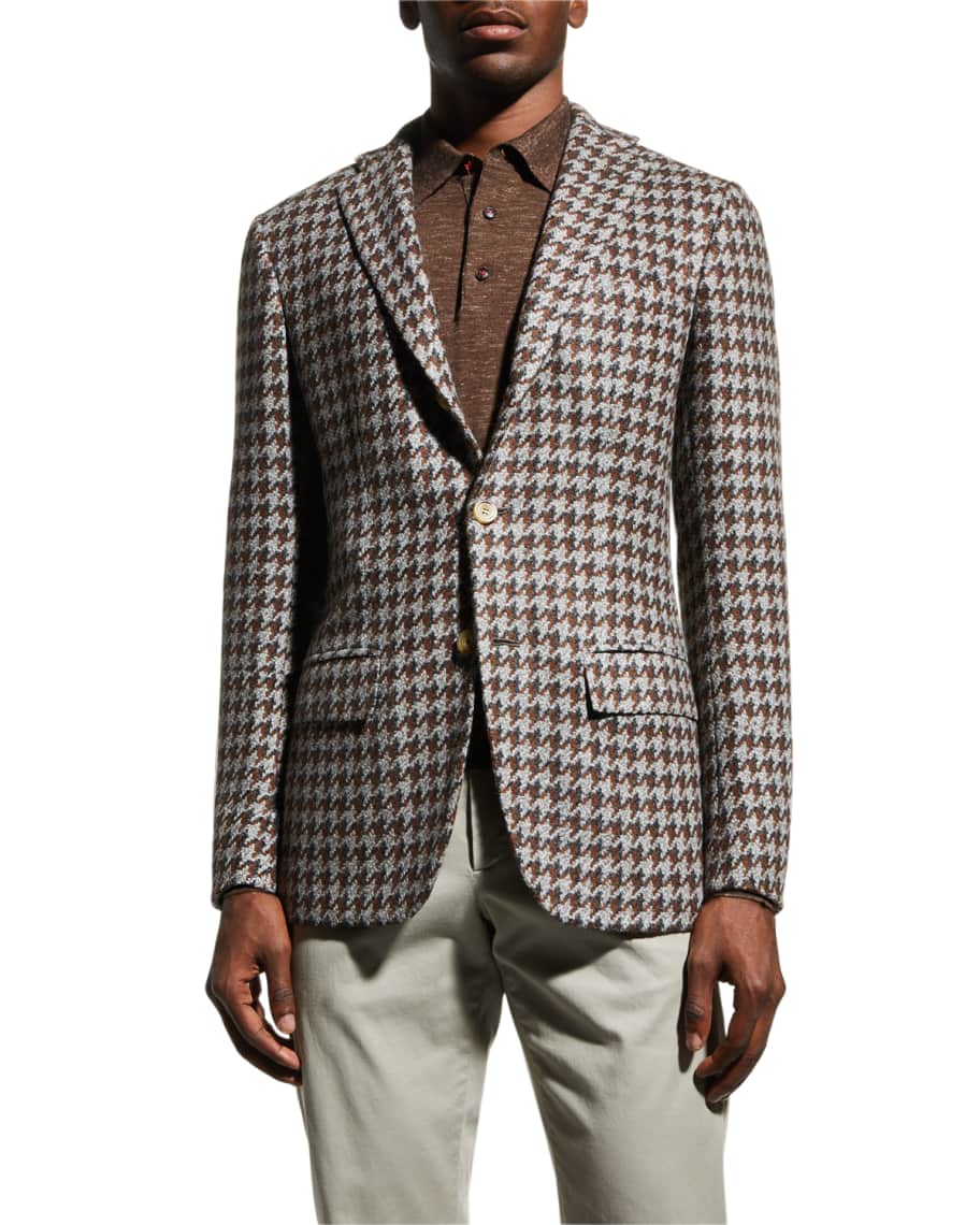 Mens houndstooth sport coat deals