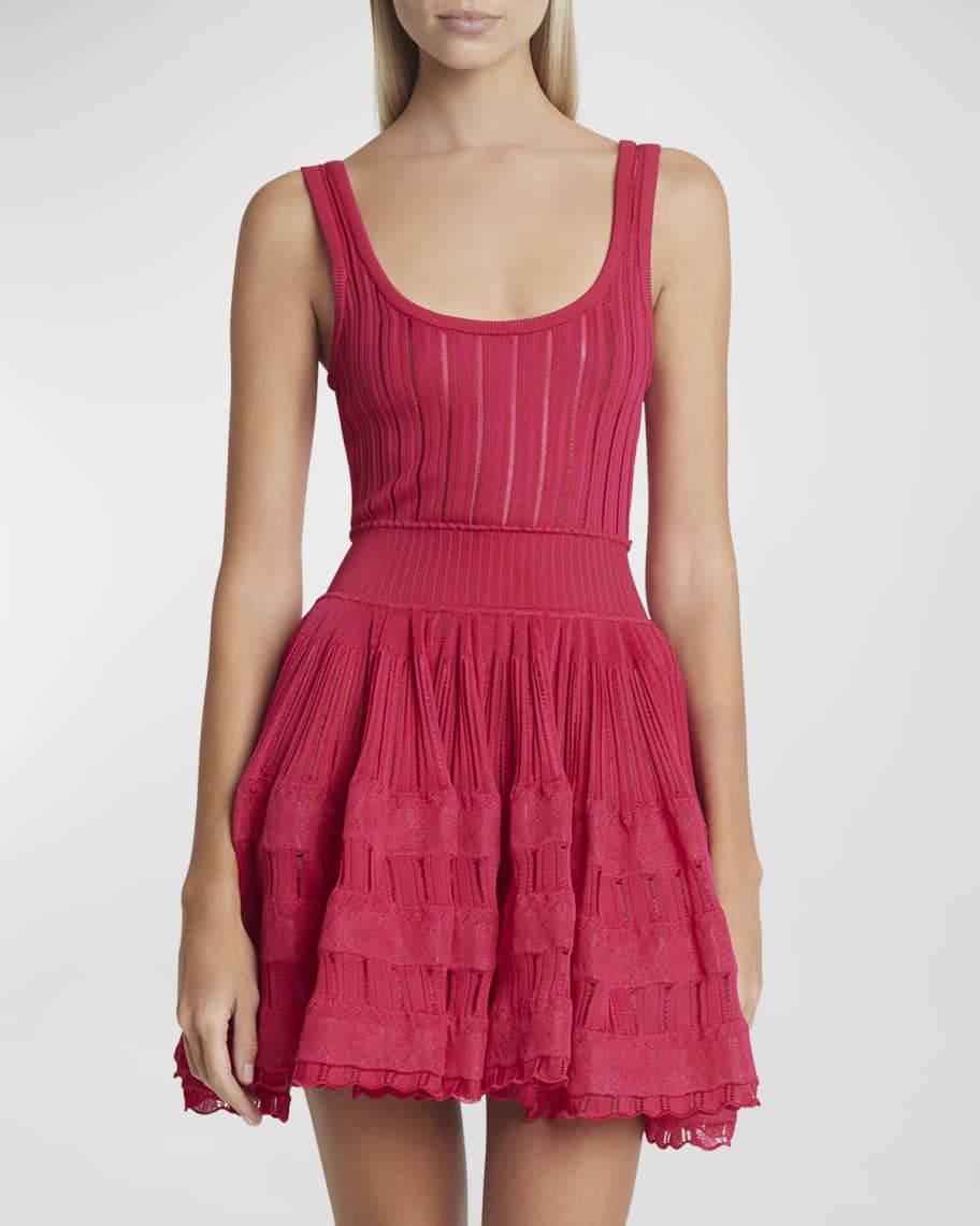 ALAIA Crinoline Mini Dress | Neiman Marcus