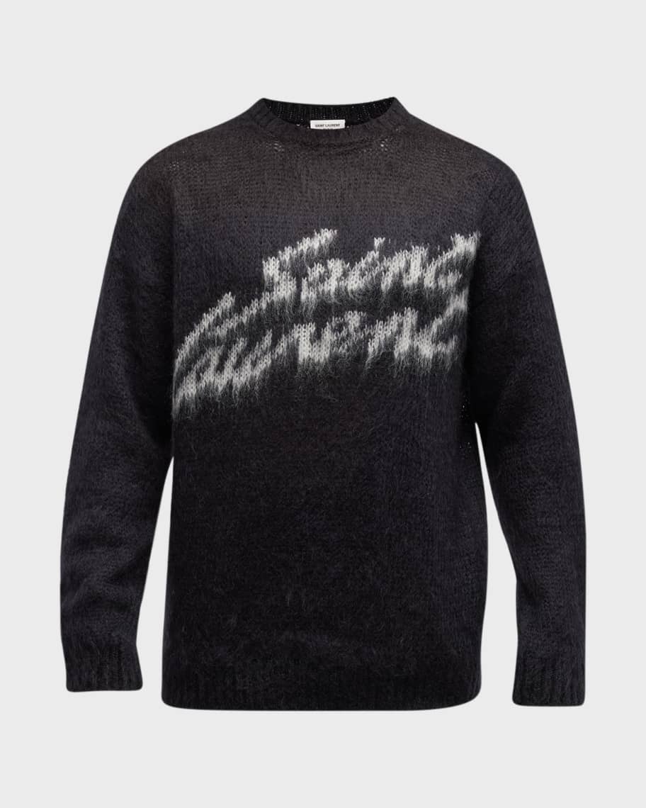 22,050円\u003c極美品\u003e17AW SAINT LAURENT mohair knit fire