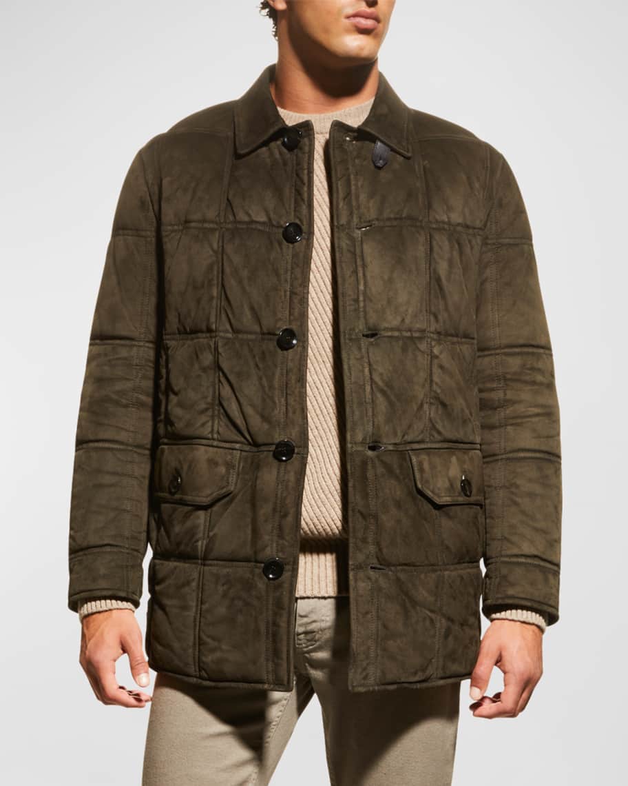 Brioni top suede jacket