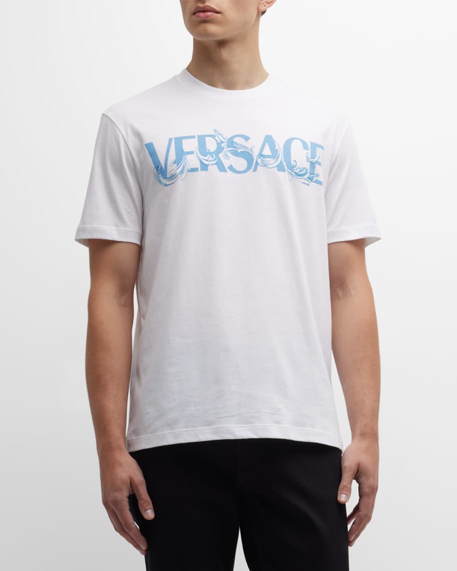 Versace Men's Barocco Logo T-Shirt | Neiman Marcus