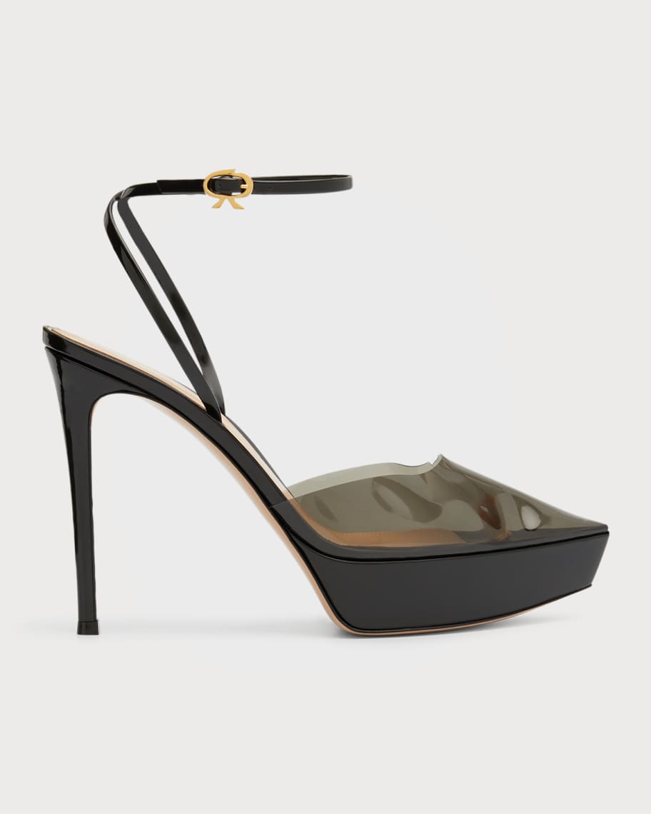 Gianvito rossi plexi ankle strap discount