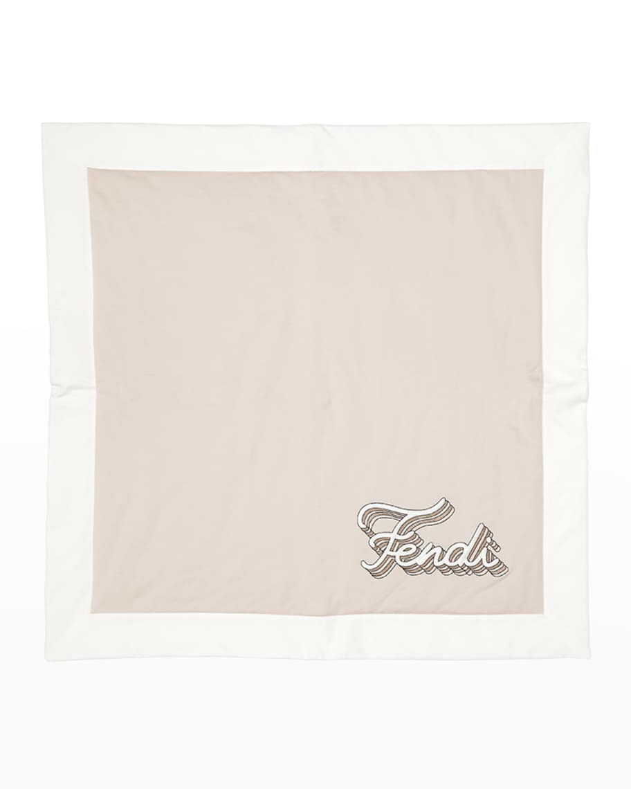 Fendi Kid's Embroidered Baby Blanket Neiman Marcus