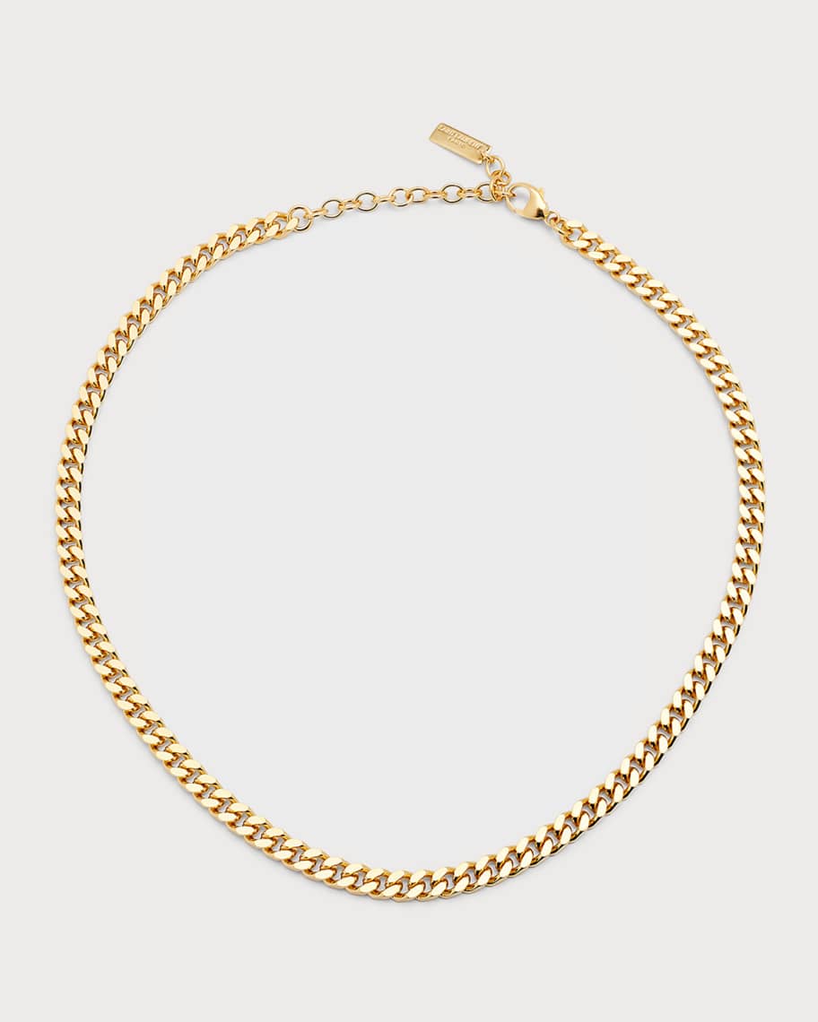 Image 1 of 5: Classic Curb Chain Short Necklace