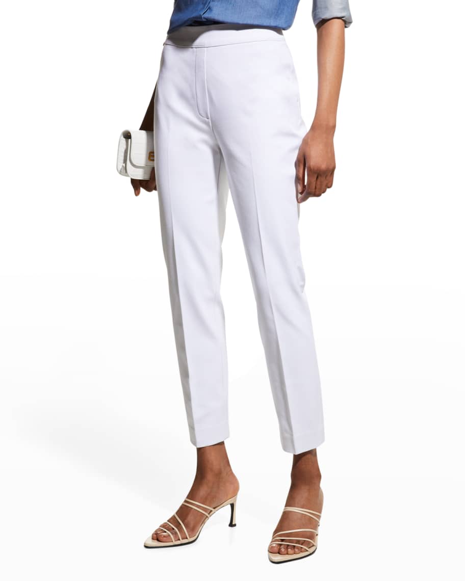 Spanx On-the-Go Ankle Slim Straight Pants | Neiman Marcus