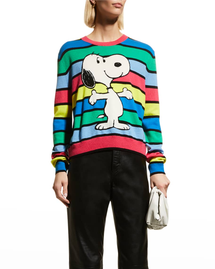 Snoopy rainbow sweater clearance