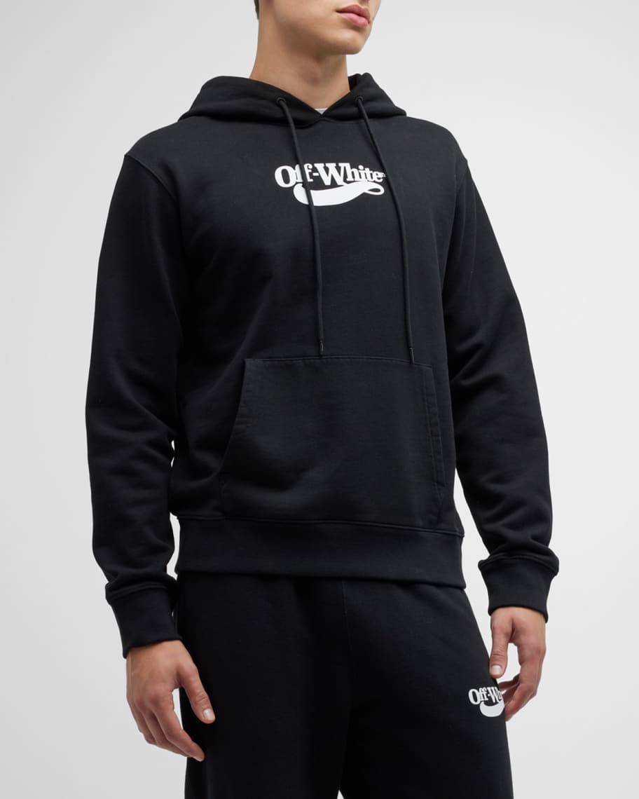 Off White Men s Logo Pullover Hoodie Neiman Marcus