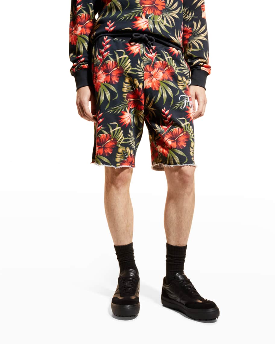 Royalty by Maluma Men's Heraldic Floral Pajama Shorts, Created for
