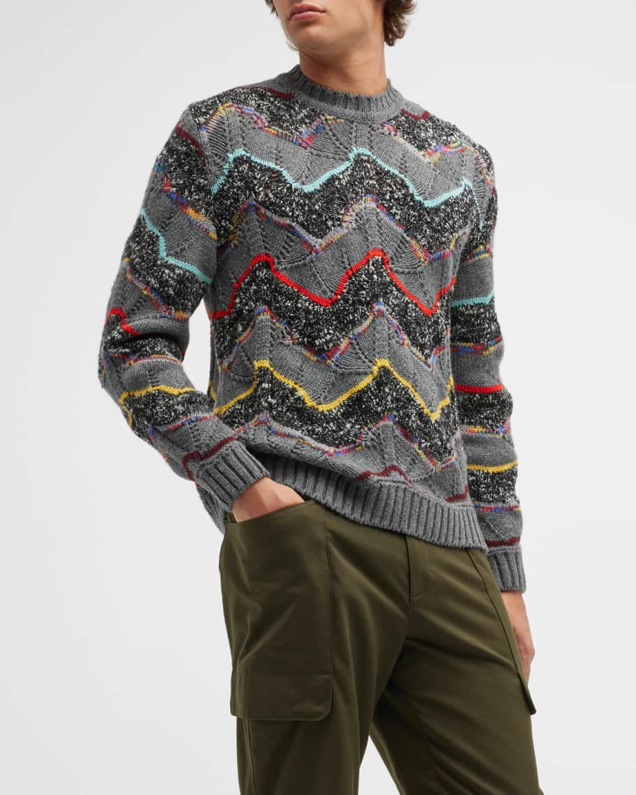 Men's Maxi Monogram Jacquard Pullover by Loewe