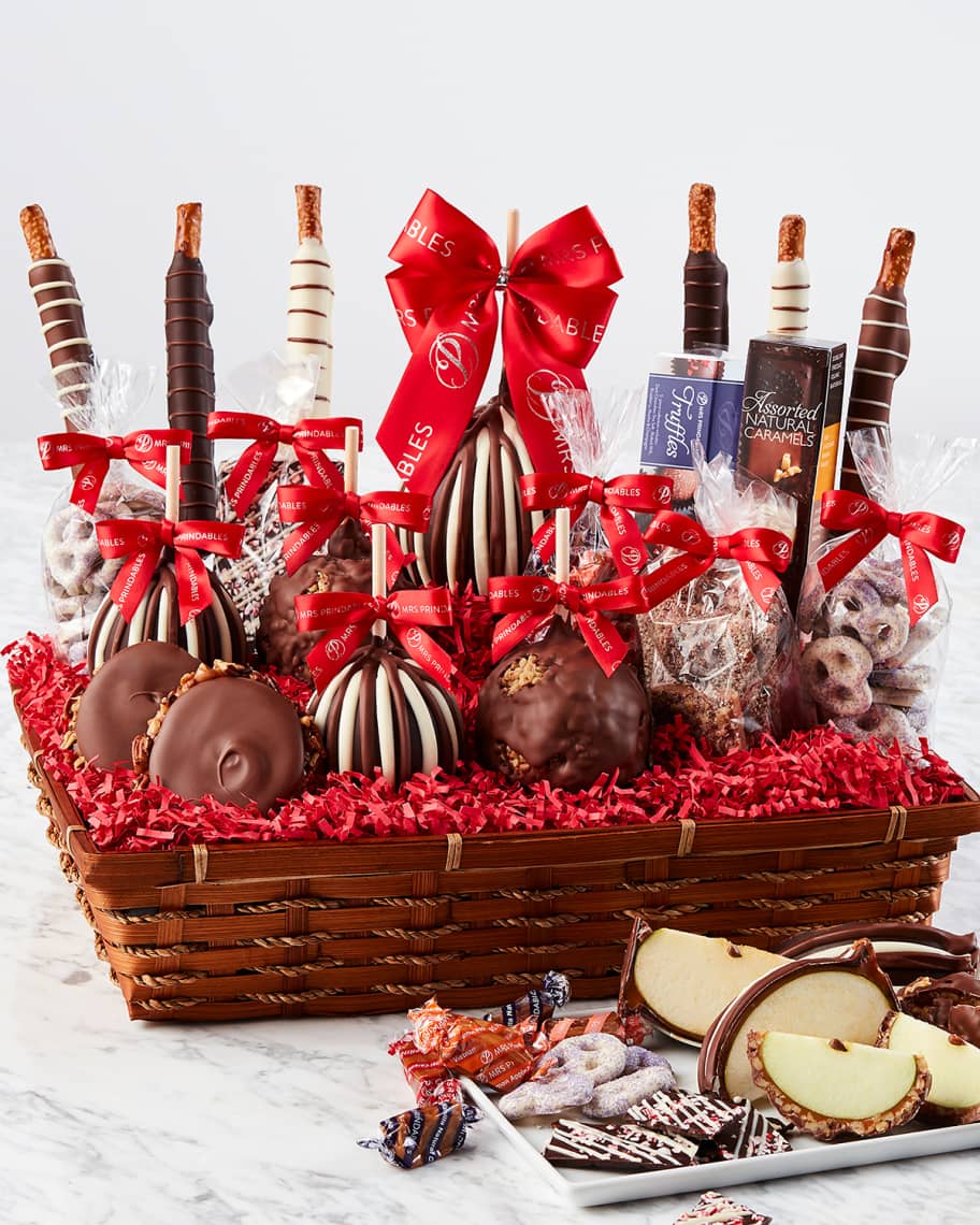 Mrs Prindable's Abundant Holiday Caramel Apple Gift Basket Neiman Marcus