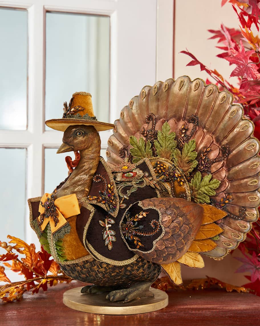 Katherine's Collection Autumn Traditions Turkey Thanksgiving Accent ...