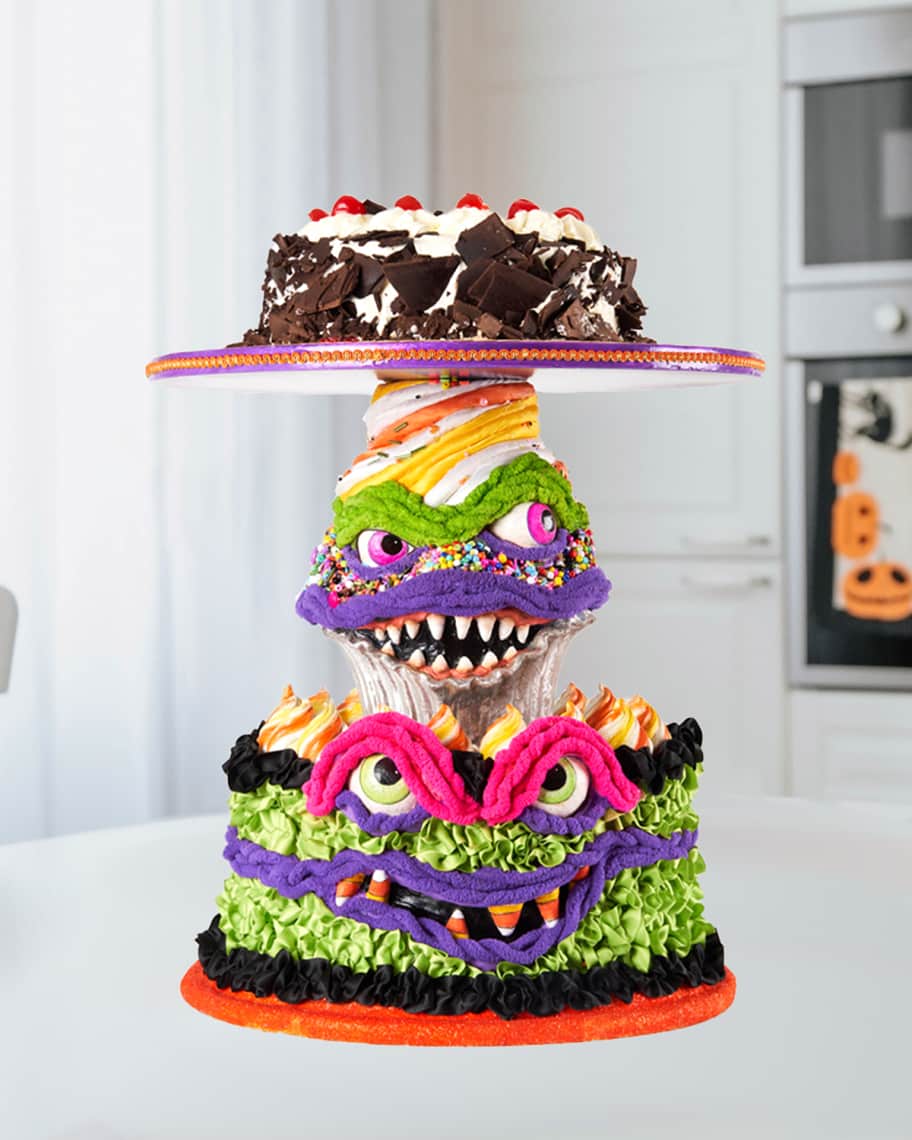 Katherine's Collection Creepy Confections Halloween Cake Plate