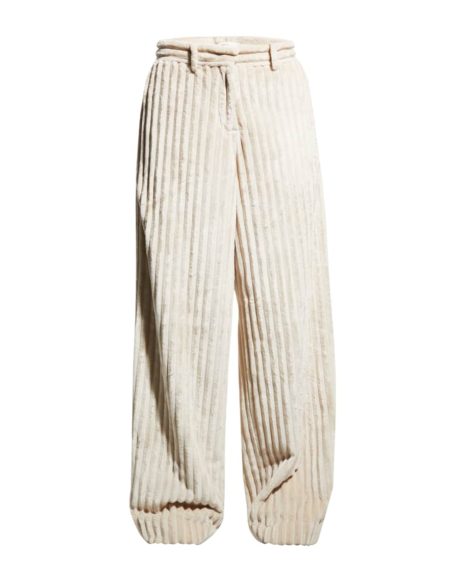 Image 2 of 6: Nuit Wide-Leg Corduroy Pants