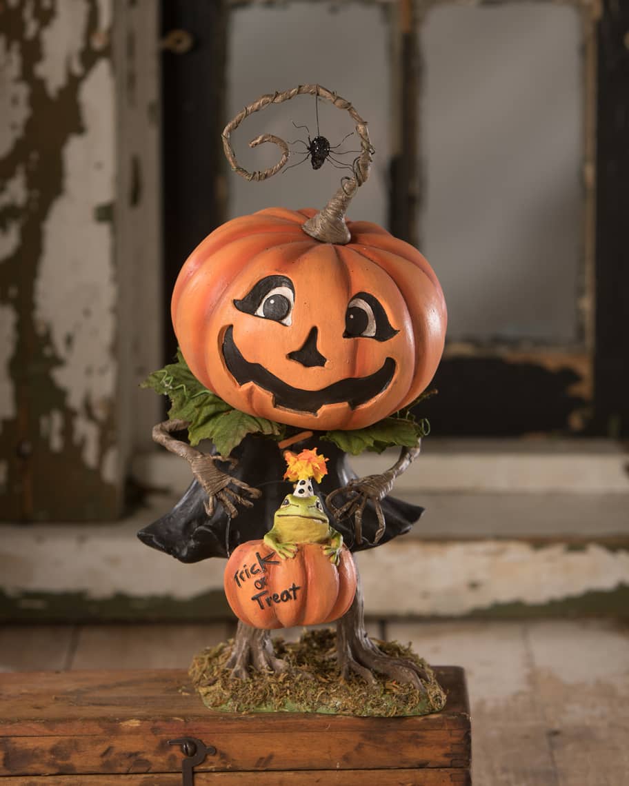 Bethany Lowe Treats Pumpkin Girl Halloween Decoration Neiman Marcus