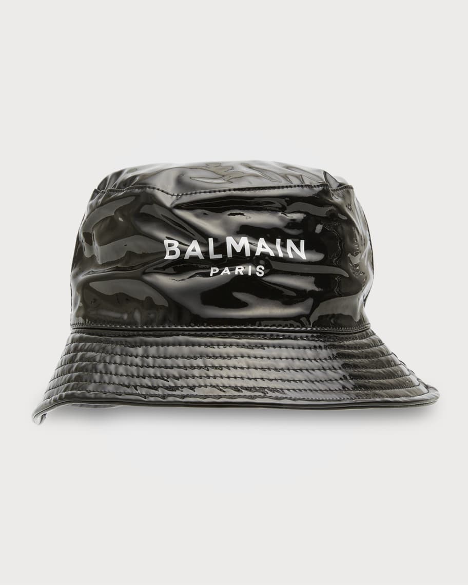 Balmain Vinyl Logo Bucket Hat
