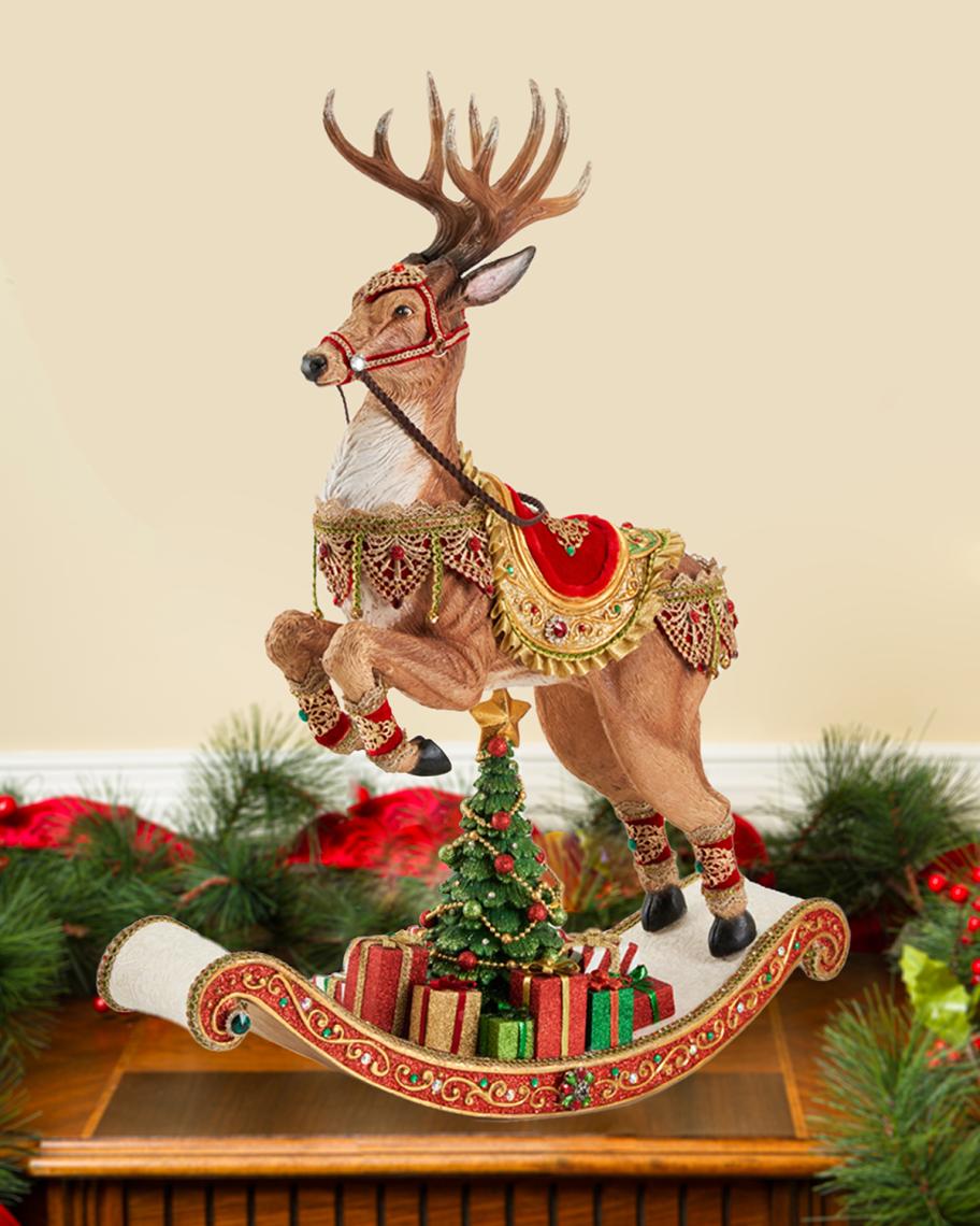Katherine's Collection All The Trimmings Rocking Reindeer | Neiman Marcus