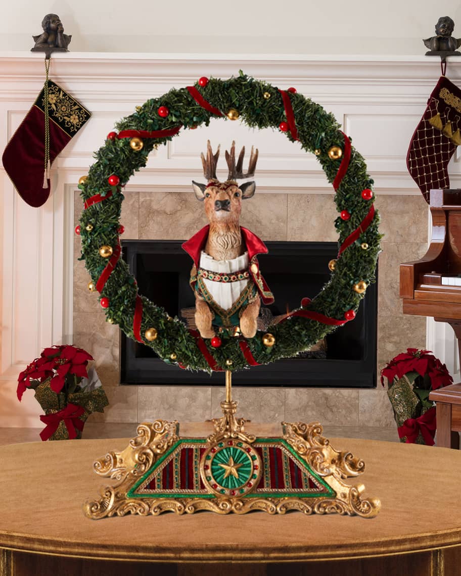 Katherine's Collection Twelve Days Reindeer A Leaping Handmade