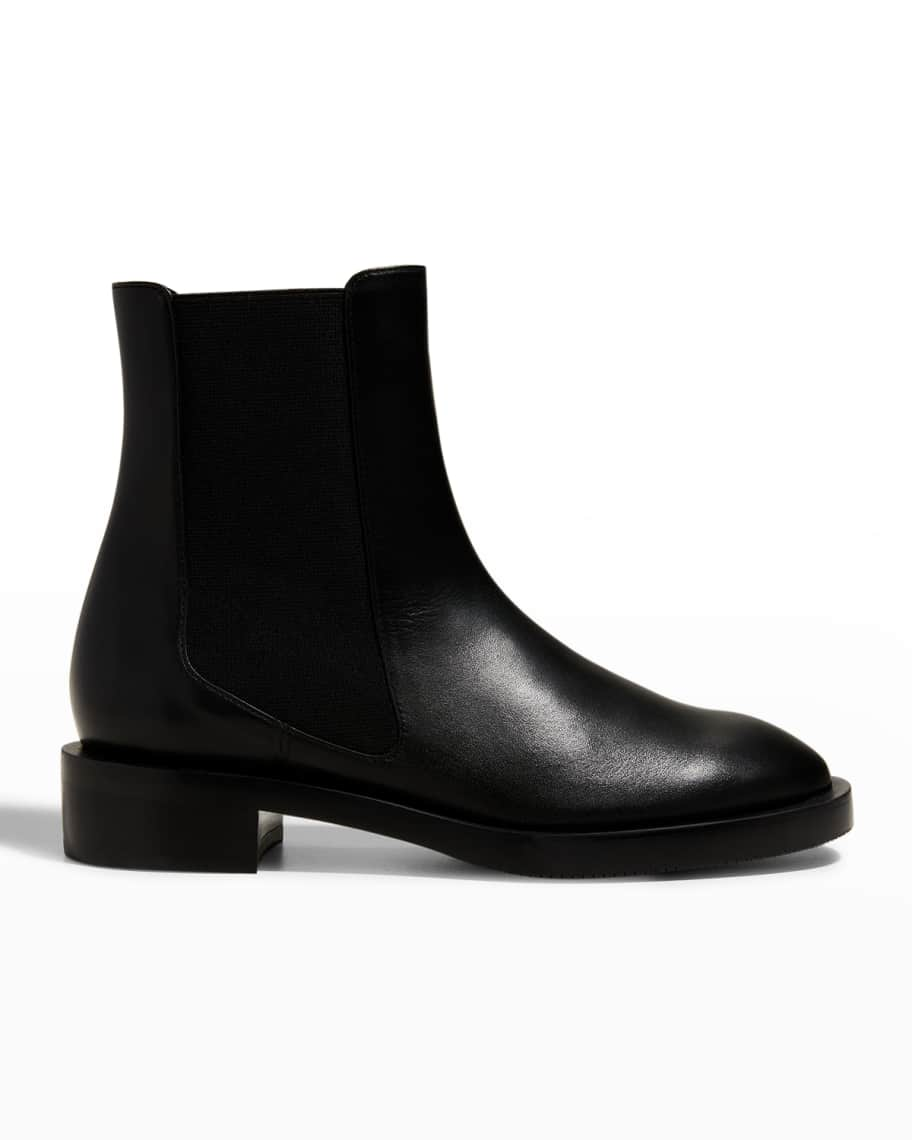 Stuart Weitzman Cline Calfskin Chelsea Booties | Neiman Marcus