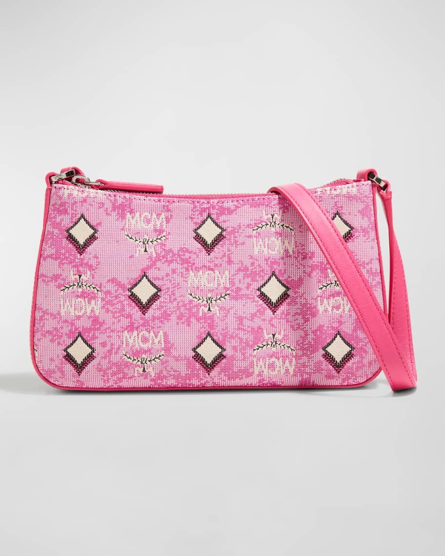 MCM, Bags, Mcm Bucket Hot Pink Crossbody Bag