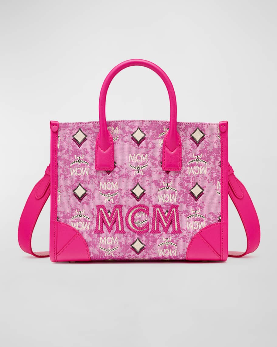Mcm Munchen Small Tote Bag