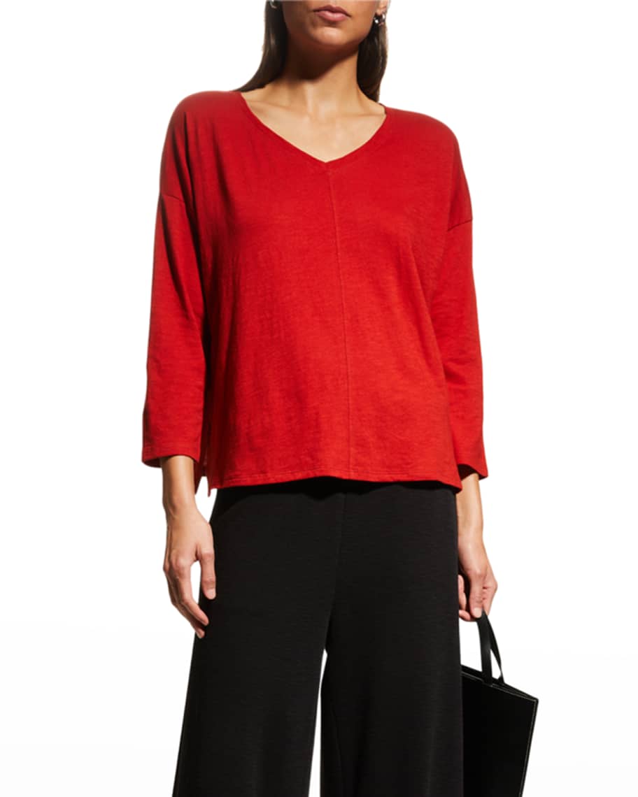 Neiman marcus eileen fisher tops Clearance