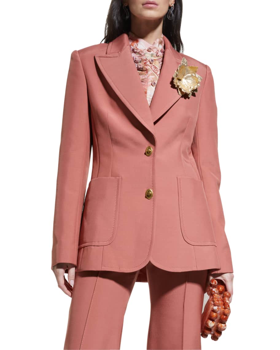 Gucci Pink Double-Breasted Blazer for Women