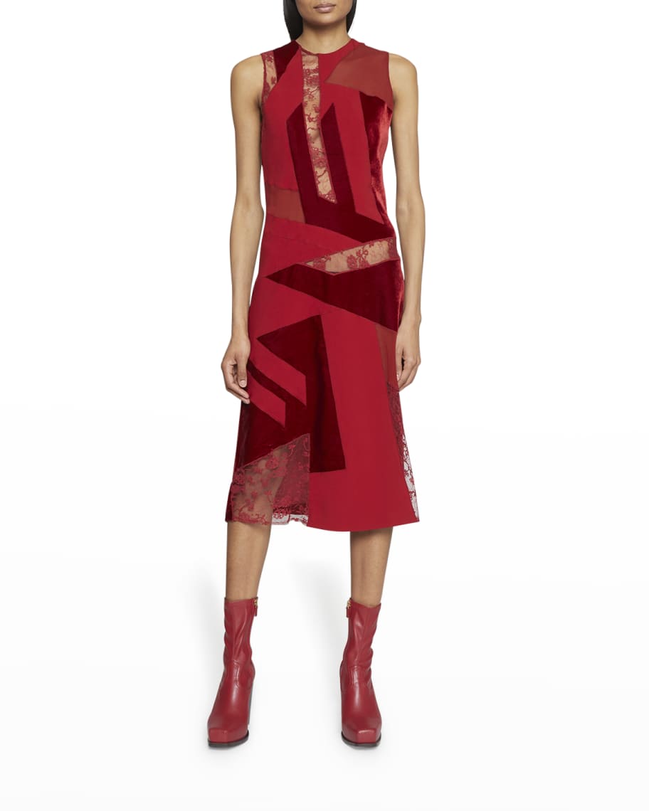 Bcbg andi best sale lace dress red