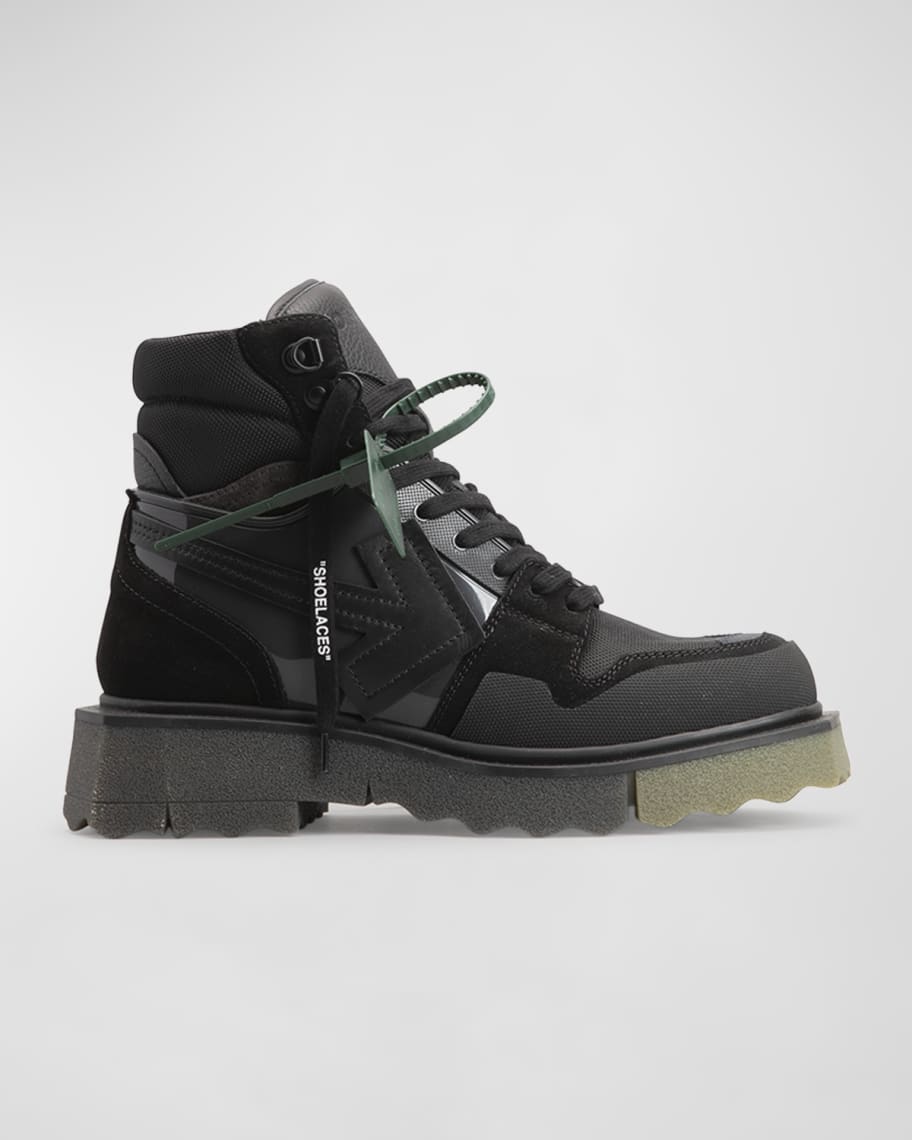 Off-White Men's Sneakerboot Sponge Sole Hiking Boots