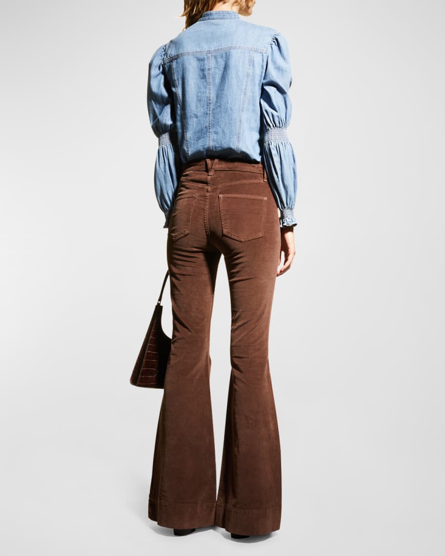 Image 3 of 6: Sheridan Corduroy Bell Bottom Pants