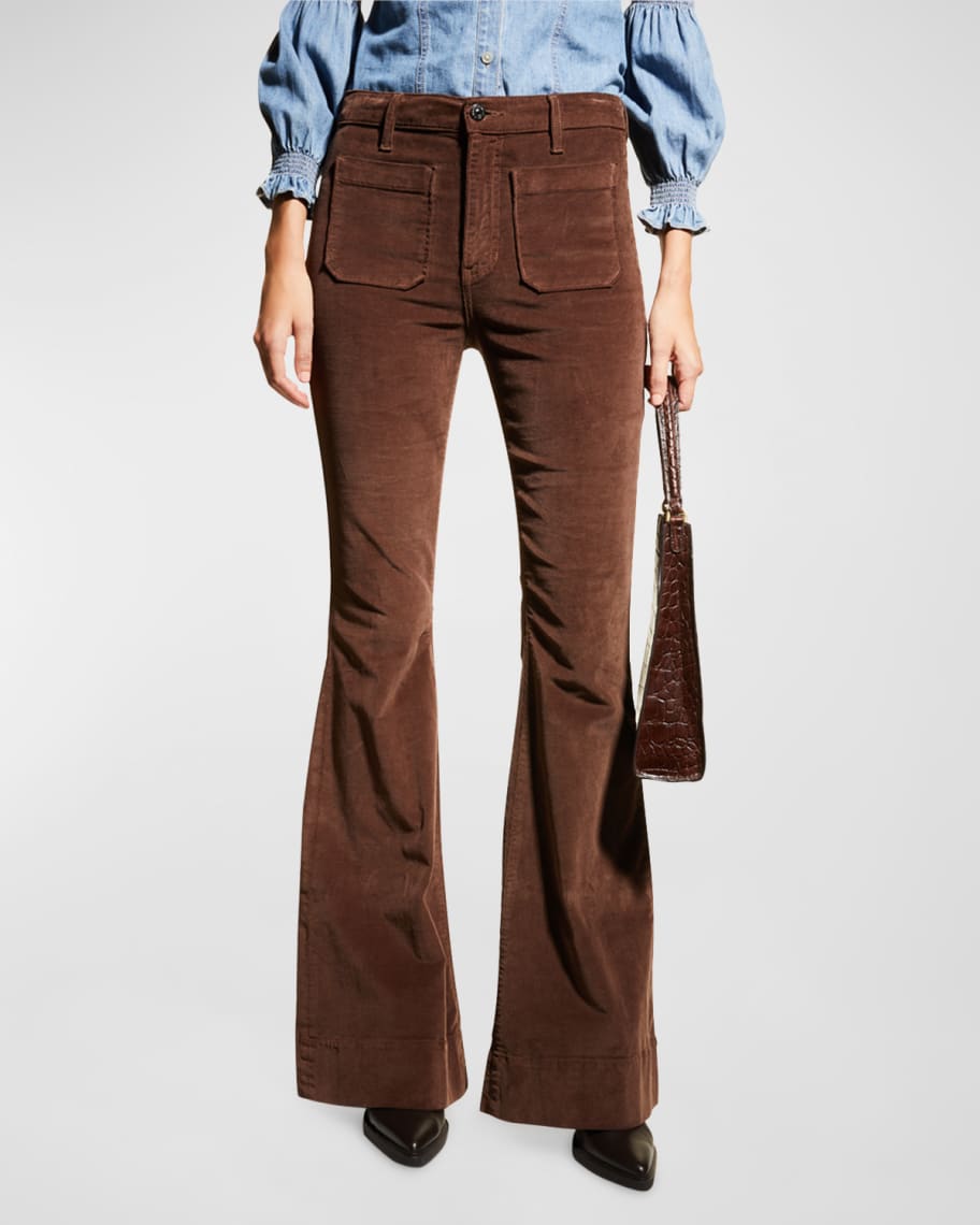 Image 1 of 6: Sheridan Corduroy Bell Bottom Pants