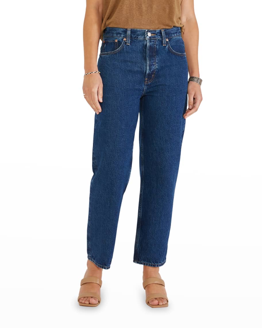 ETICA Tyler Vintage Straight Cropped Jeans | Neiman Marcus