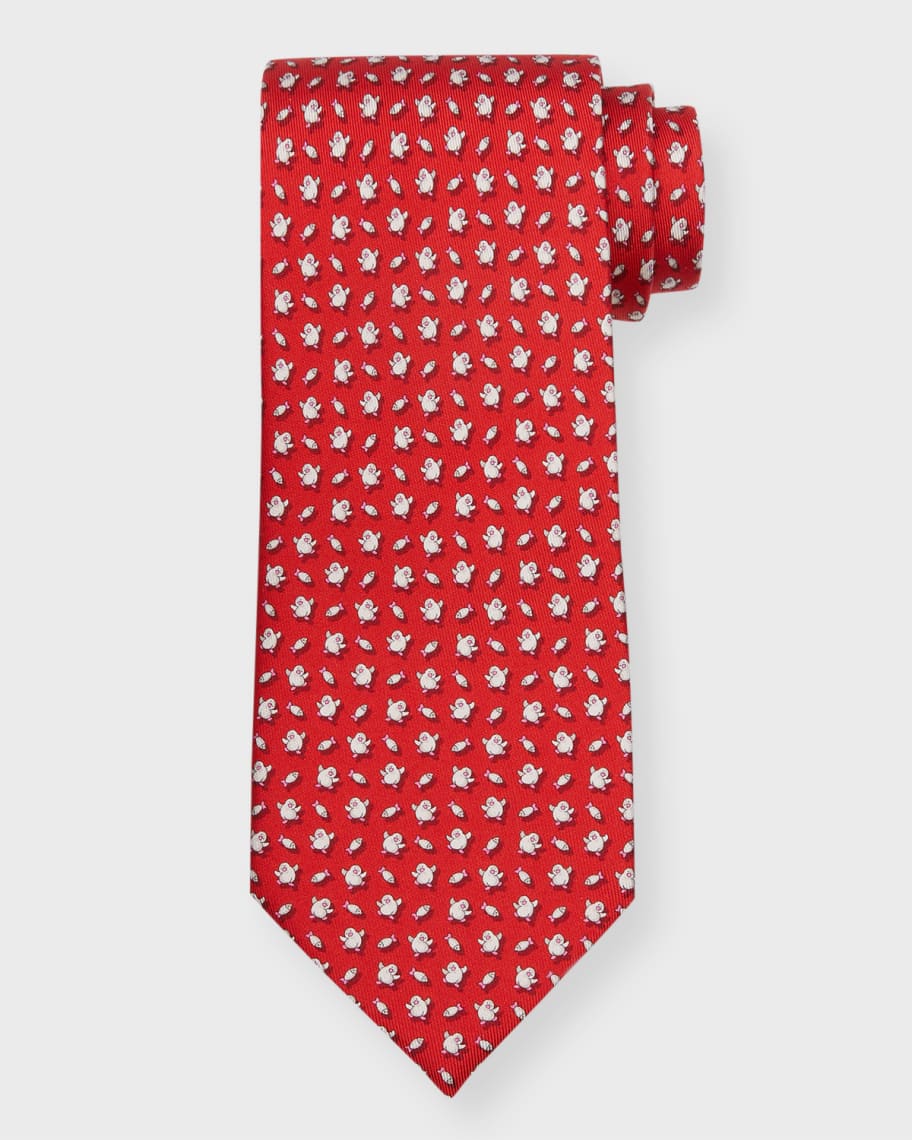 ferragamo penguin tie