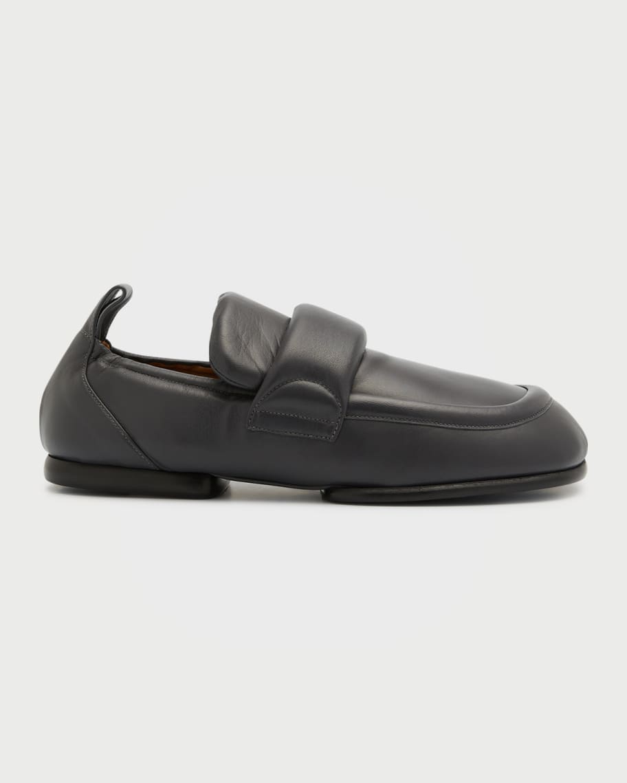 Dries Van Noten Men's Stretch Leather Loafers | Neiman Marcus