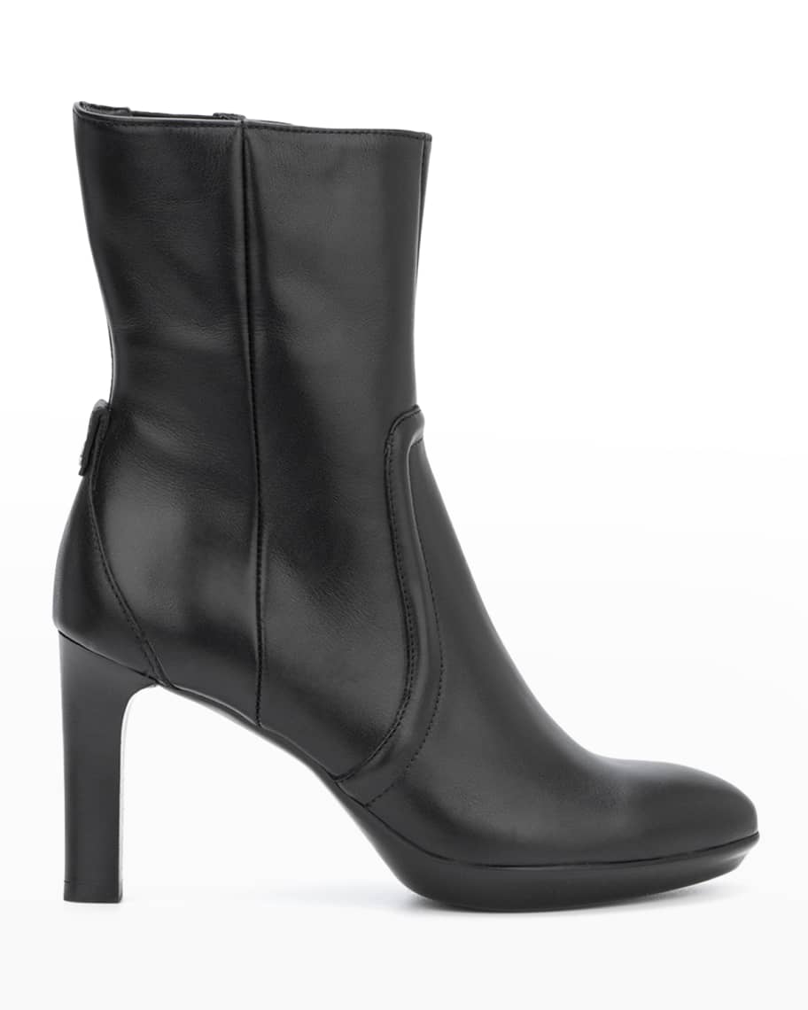 Aquatalia Renisa Leather Ankle Booties | Neiman Marcus
