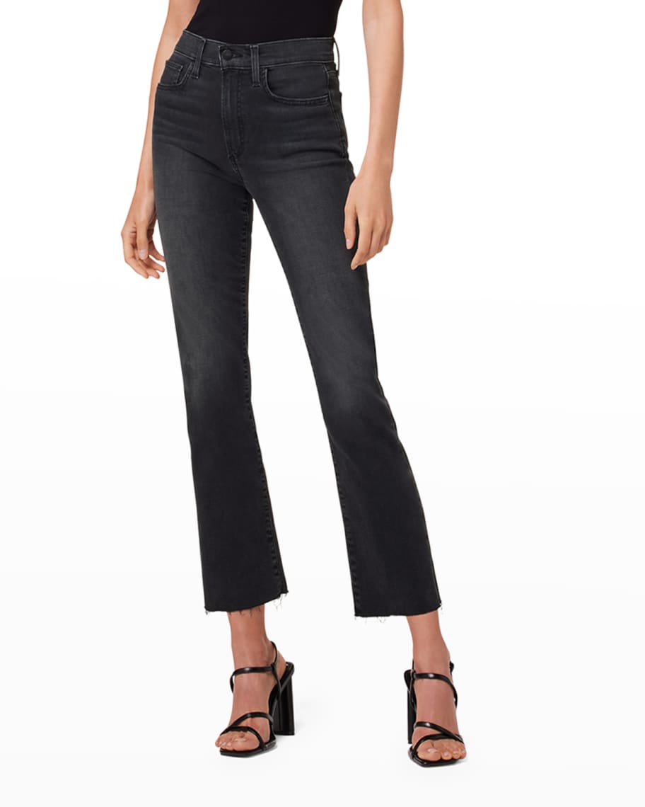 Joe's Jeans The Callie Cropped Bootcut Jeans with Raw Hem | Neiman Marcus
