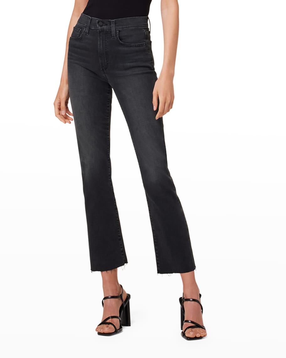 Joe's Jeans The Callie Cropped Bootcut Jeans with Raw Hem Neiman Marcus