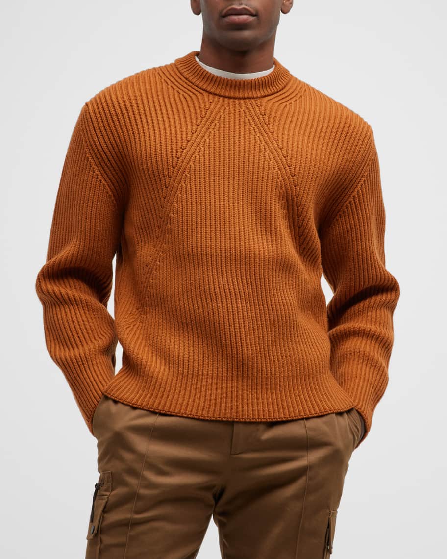 ZEGNA Men's Techmerino™ Knit Crewneck Sweater | Neiman Marcus