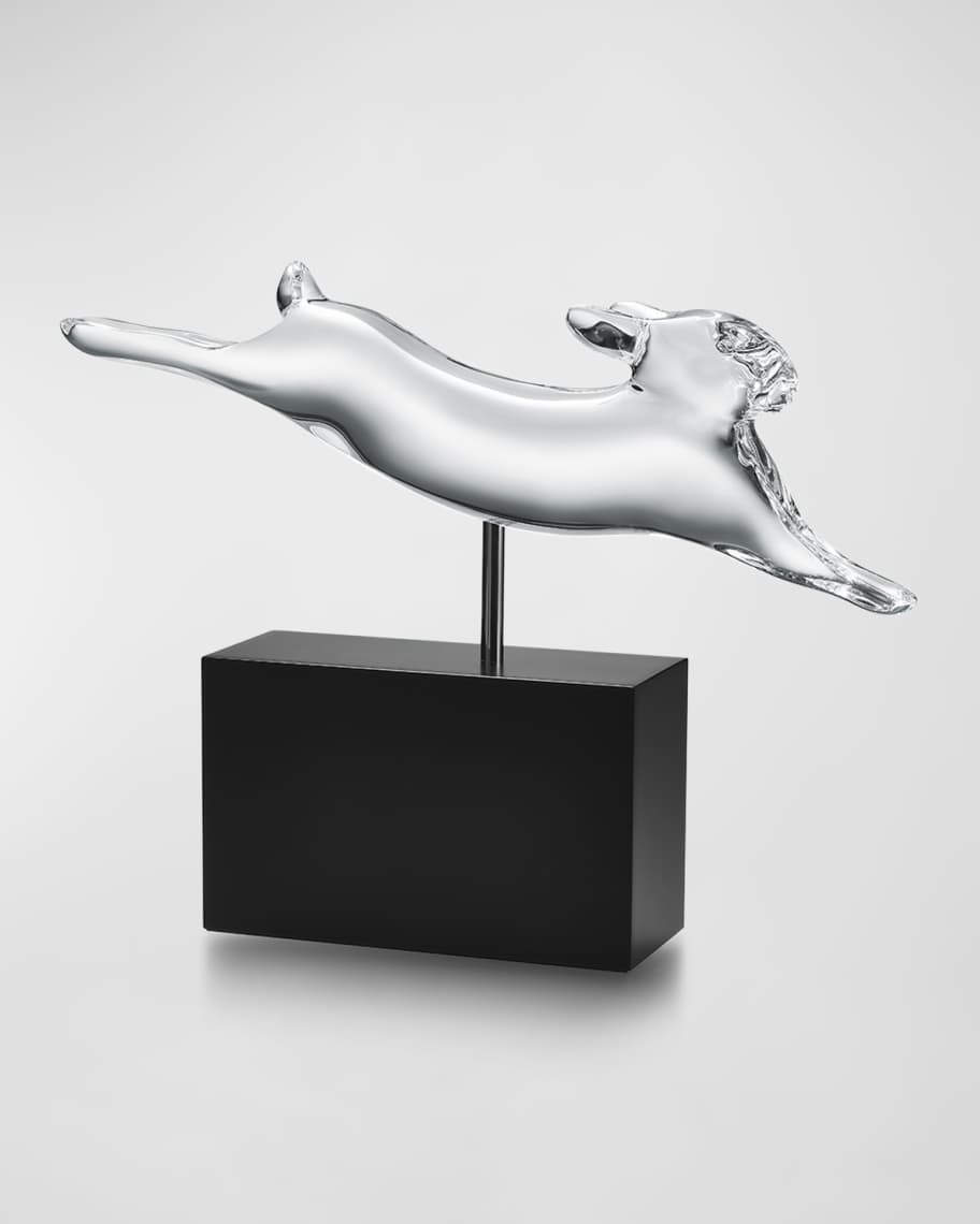 Baccarat Pompon Crystal Rabbit | Neiman Marcus