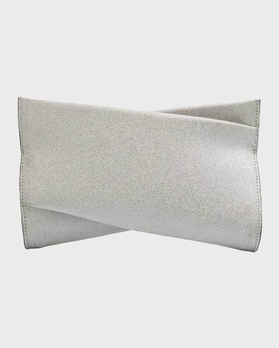 Image 1 of 6: Loubitwist Small Glitter Clutch Bag