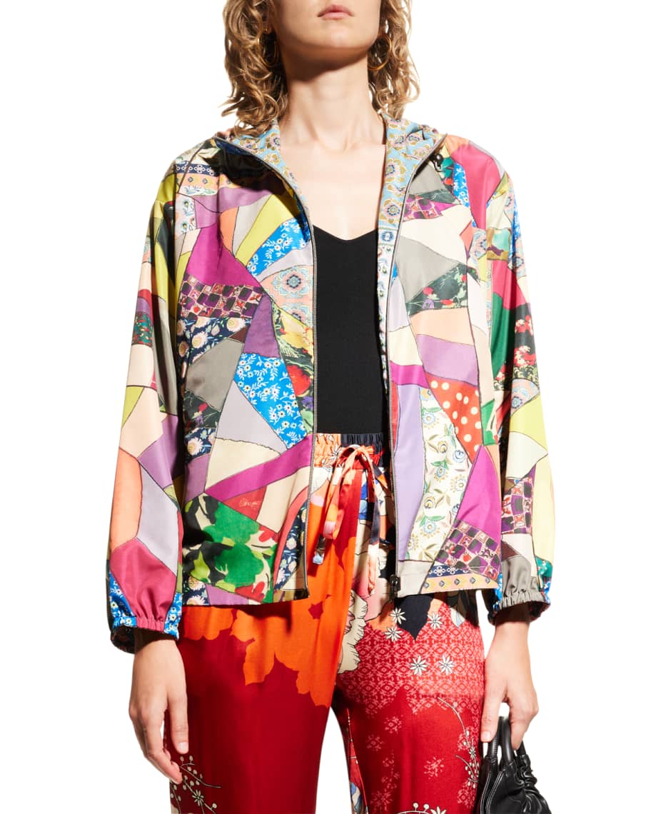 Johnny Was Versa Reversible Hooded Jacket Neiman Marcus