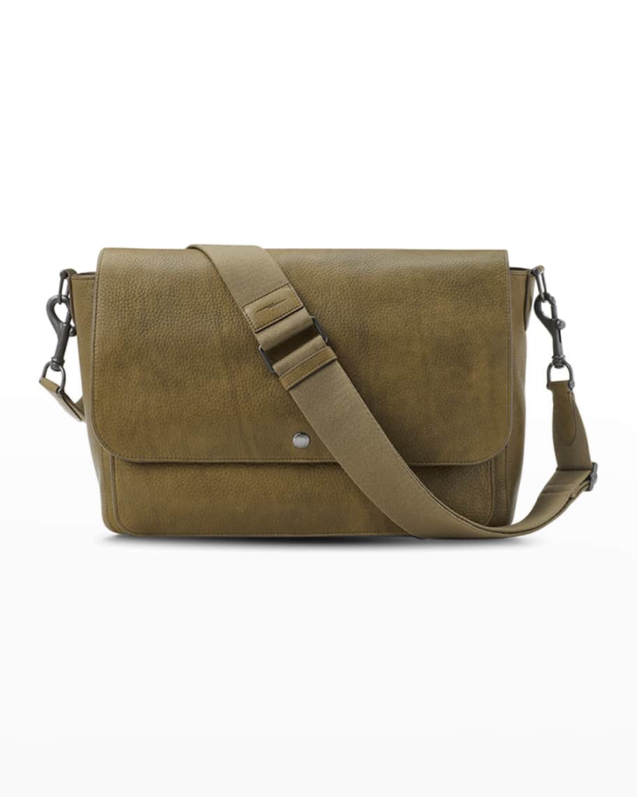 Canfield Relaxed Messenger, Natural / Vachetta Leather
