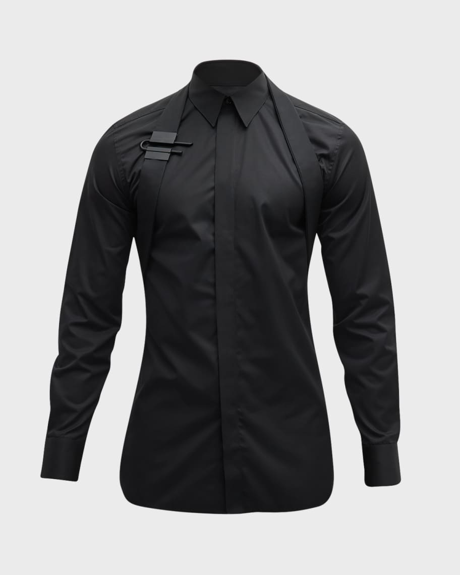 Givenchy Men's U-Lock Harness Slim Suit Jacket