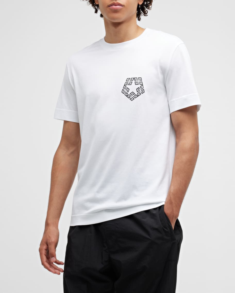 Givenchy White 4G Star T-Shirt