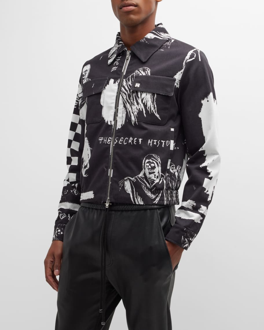 Amiri Monogram Quilted Jacket